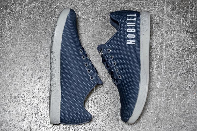 Dark / Blue Nobull Denim Women's Trainers | CA S1884G